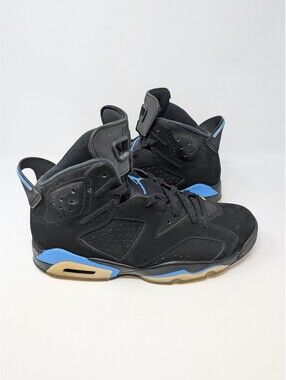 Nike Air Jordan 6 Retro UNC Black Blue 384664-006 Men's Size 10 Shoes